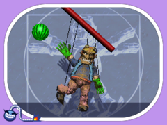 The microgame Universal Marionette in WarioWare Gold