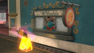 A Yoshi's location in Mario Kart World