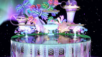 Fountain of Dreams stage in Super Smash Bros. Ultimate.