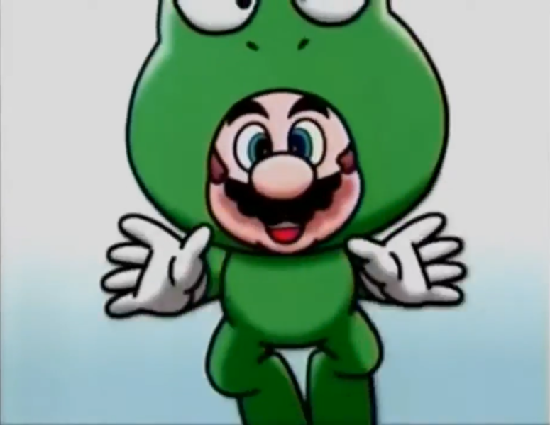 File:Frog Mario Japanese Advance Commercial.png