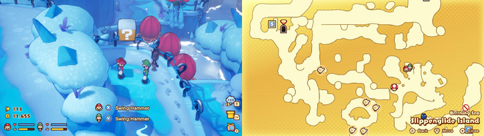 4th block in Slippenglide Island from Mario & Luigi: Brothership