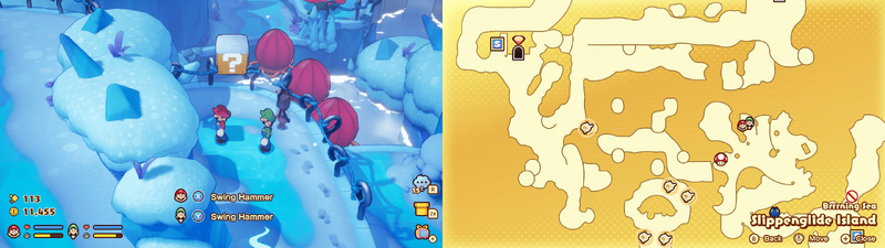 4th block in Slippenglide Island from Mario & Luigi: Brothership