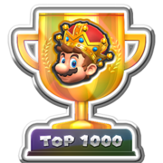Mario (King) Top 1000 badge