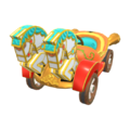 Wood tires (Mario Kart 8) on the Prancer