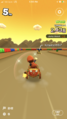 Mario (Classic) racing with the Red Apple Kart