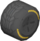 The Std_BlackBlack tires from Mario Kart Tour