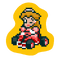 A sticker in Mario Kart World