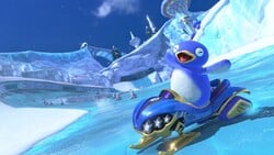 Penguin in Mario Kart World