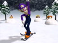 The ending, with Waluigi as the winning player
