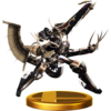 Metal Face trophy from Super Smash Bros. for Wii U