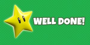 Picture shown at the end of Minor threats of the Mushroom Kingdom trivia quiz after answering four or all five questions correctly