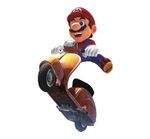 A motor scooter in Super Mario Odyssey