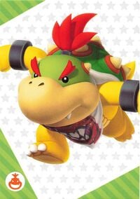 Bowser Jr. close-up card from the Super Mario Trading Card Collection