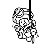 Captain Toad Stamp from Super Mario 3D World.