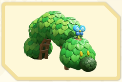 Menu icon of the Diamond Bloom (Wiggler Topiary) decoration in Super Mario Bros. Wonder – Nintendo Switch 2 Edition + Meetup in Bellabel Park.