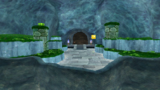 A screenshot of Slimy Spring Galaxy during "The Deep Shell Well" mission from Super Mario Galaxy 2.