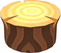 Rendered model of a Stump in Super Mario Galaxy.