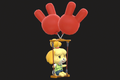 Isabelle's Balloon Trip in Super Smash Bros. Ultimate