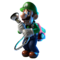 Artwork of Luigi looking scared from Luigi's Mansion 3