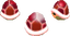 Triple Red Shells