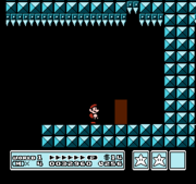 Japanese version of World 1-Fortress in Super Mario Bros. 3