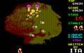 Gameplay of the stage in the Sharp X1 version