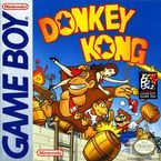 The boxart cover for the Game Boy version of Donkey Kong.