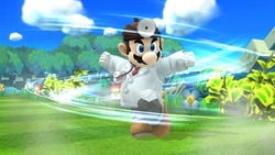 Dr. Mario's Dr. Tornado in Super Smash Bros. for Wii U.