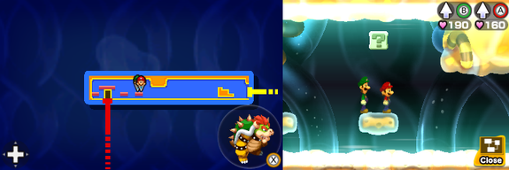 Block 31 in Energy Hold of Mario & Luigi: Bowser's Inside Story + Bowser Jr.'s Journey.
