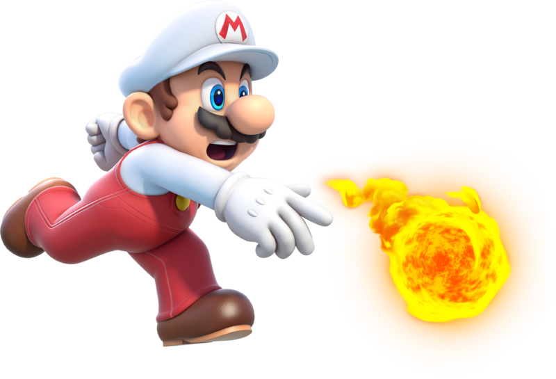 File:Fire Mario Artwork - Super Mario 3D World.png