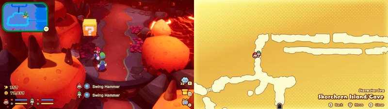 Block 47 in Skorcheen Island from Mario & Luigi: Brothership