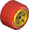 The StdR_Red tires from Mario Kart Tour