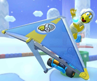 Thumbnail of the Baby Daisy Cup challenge from the 2021 Holiday Tour; a Glider Challenge set on SNES Vanilla Lake 2