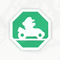 A sticker in Mario Kart World