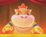 Mega Baby Bowser from Yoshi's Woolly World