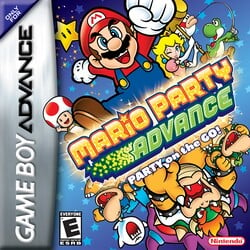 North American box art for Mario Party Advance