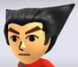 Heihachi Wig for a Mii Fighter