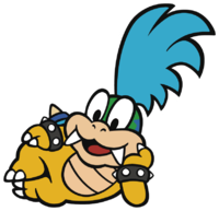 Larry Koopa in Paper Mario: Color Splash.