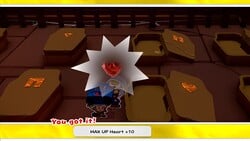 MAX UP Heart +10 from the Temple of Shrooms in Paper Mario: The Origami King