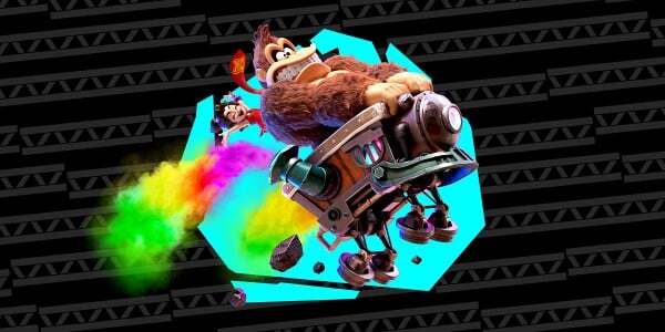 Banner from an opinion poll on unleashing a wild side from Donkey Kong Bananza for the Nintendo Switch 2