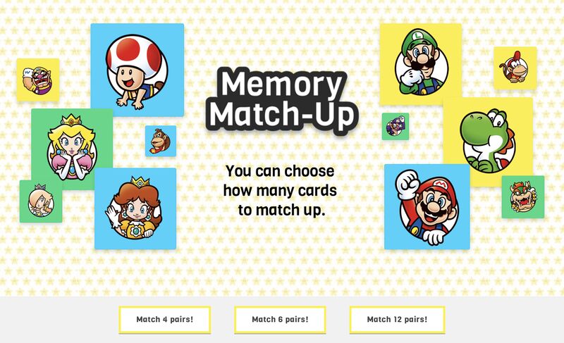 File:PN Mushroom Kingdom Memory Match-Up Game title screen.jpg