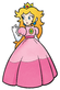 Artwork of Princess Toadstool for Super Mario Bros. (later reused for Super Mario World and Super Mario World: Super Mario Advance 2)