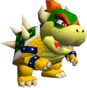 Render of Bowser from the Super Mario 3D All-Stars version of Super Mario 64