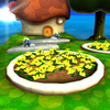 Squared screenshot of a flowerbed in Super Mario Galaxy.