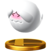 Boo's trophy render from Super Smash Bros. for Wii U
