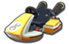 Daisy's Standard Kart body from Mario Kart 8