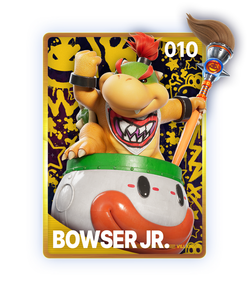 File:TSMGM Bowser Jr Card Gold.webp