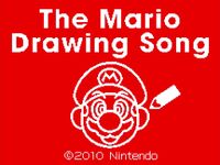 Image of The Mario Drawing Song flipnote made to promote the Super Mario Bros. 25th Anniversary-themed "Make Your Own Mario Flipnote" contest for Flipnote Studio