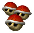 Triple Red Shells Mario Kart Double Dash!!