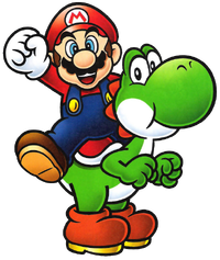 Yoshi and mario colouring book.png